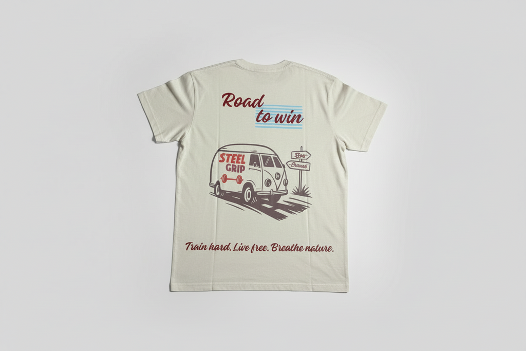 Camiseta Oversize "Road to Win" – Edición Vintage