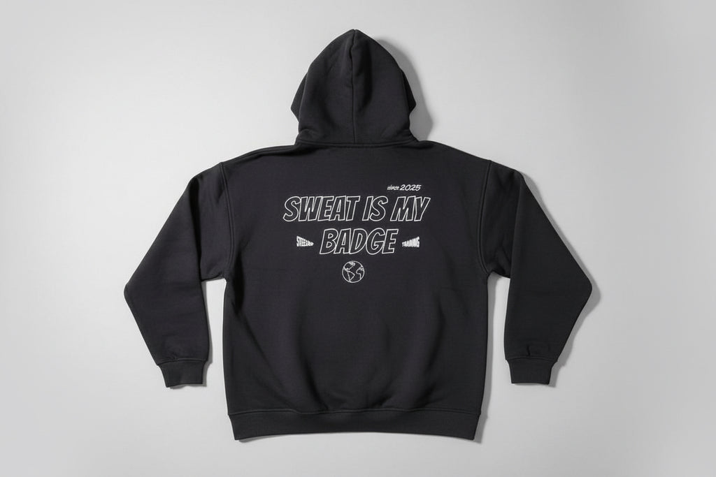 Sudadera Oversize "Badge of Sweat"