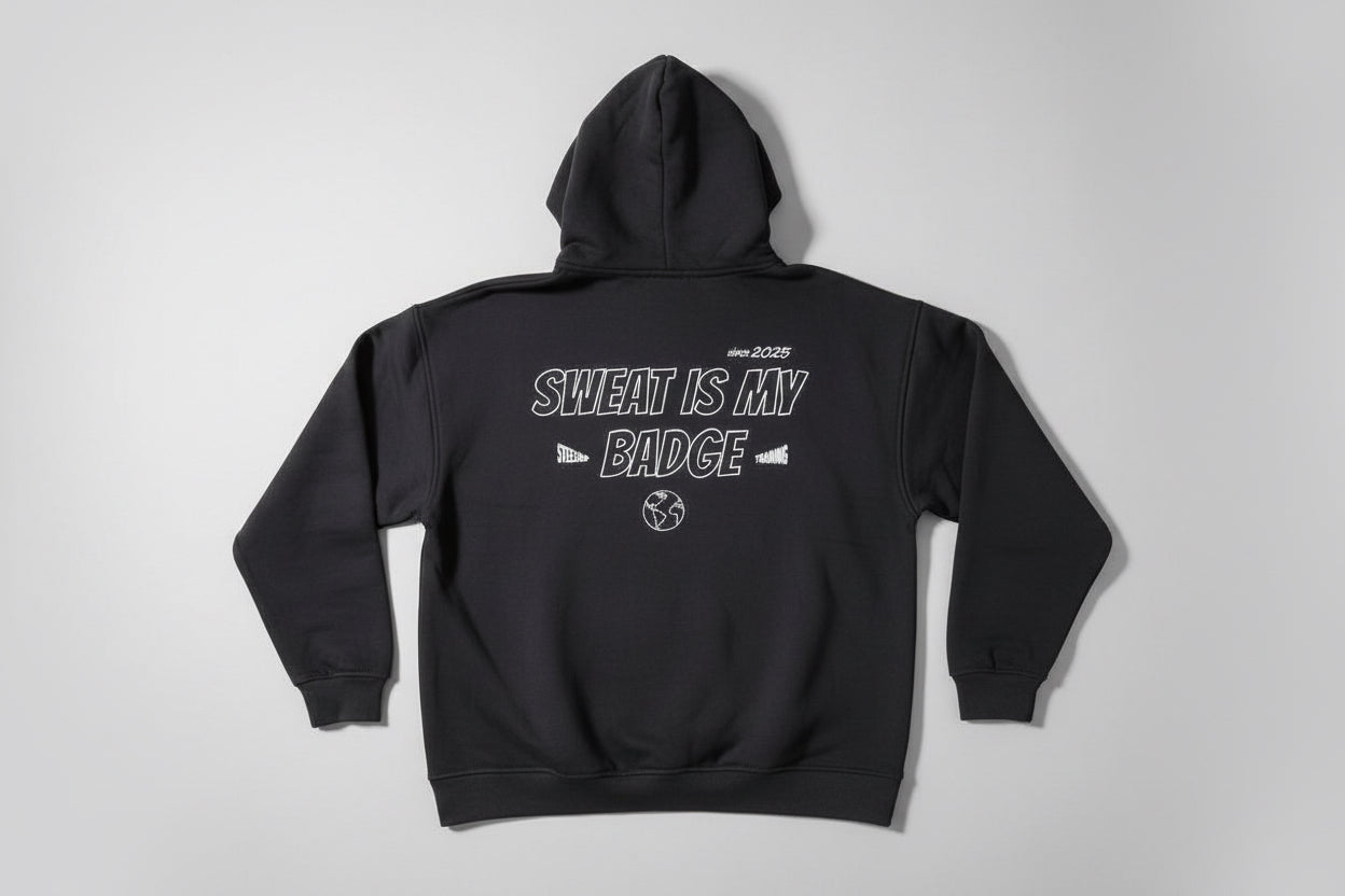 Sudadera Oversize "Badge of Sweat"