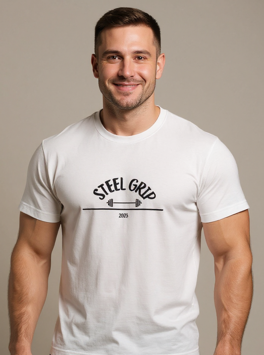 Camiseta STEEL GRIP Edición Fundadora – Competencia 2025